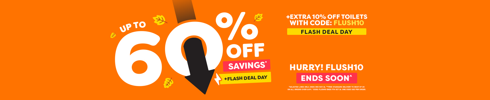 October Savings - FLUSH10
