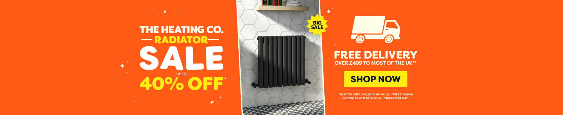 The Heating Co. Radiator Sale