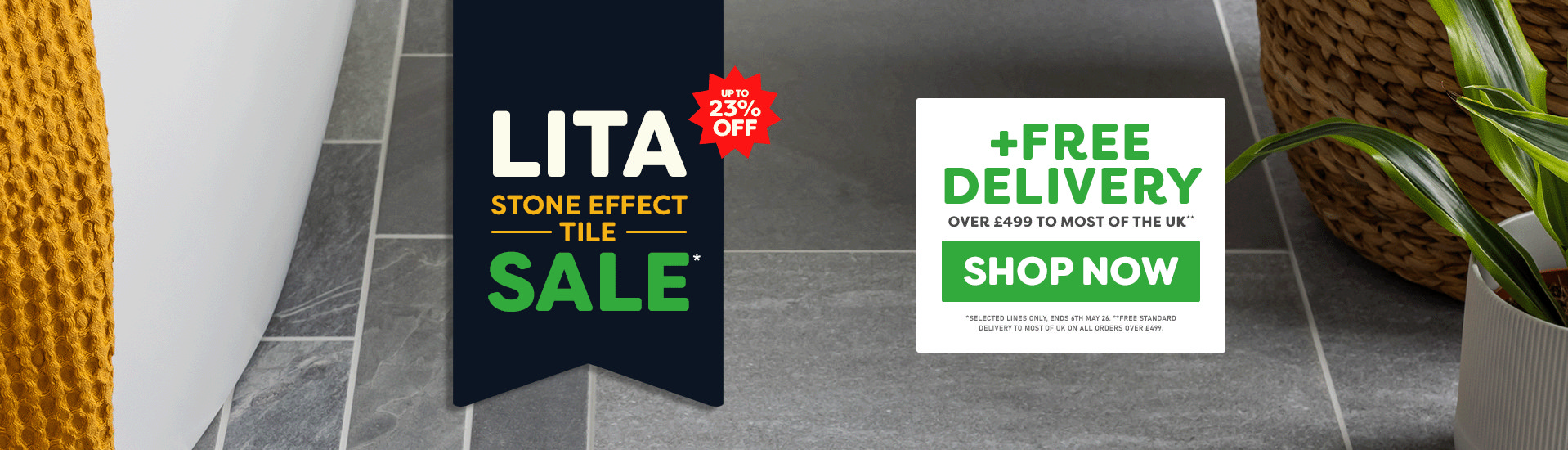 Lita Stone Effect Tile Sale