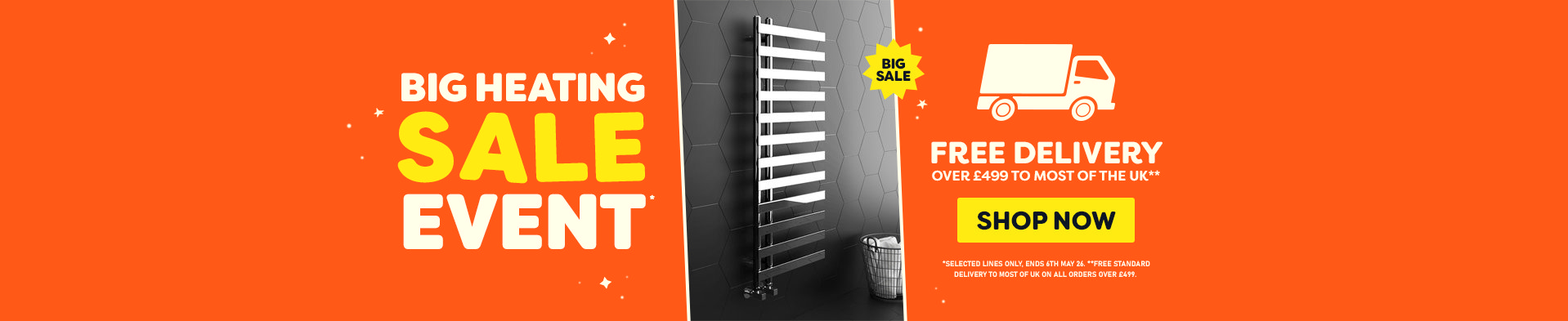 Big Heating Sale Event - Free Del