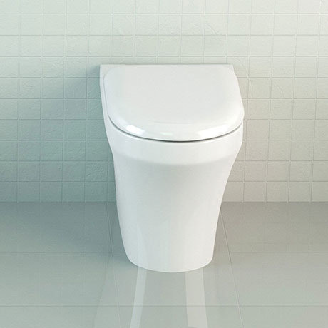 Britton Bathrooms Fine S40 Back to Wall WC with Soft Close Seat