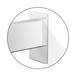 Zack Linea Wall Brackets with Adhesive Attachment - 40041 profile small image view 2 