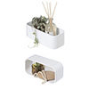 Tiger 2-Store Wall Rack/Shower Basket - White profile small image view 1 