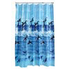 Aqualona Dolphins PEVA Shower Curtain - W1800 x H1800mm - 40119 profile small image view 1 