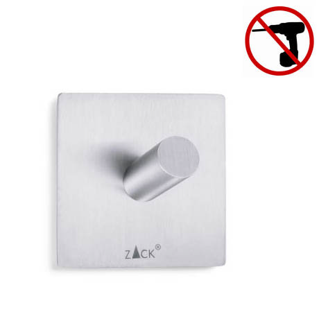 Zack Duplo Square Towel Hook - Stainless Steel - 40205