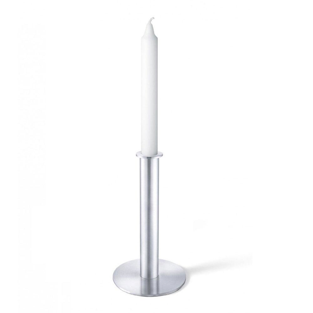 Zack 13cm Lunar Candle Holder In Stainless Steel