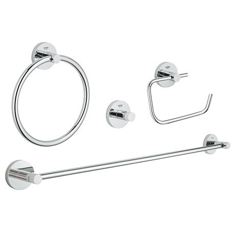 Grohe Essentials 4-Piece Bathroom Accessories Set - 40823001
