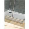 Crosswater - Square Low Profile Acrylic Shower Tray with Waste - 5 Size Options profile small image view 2 