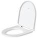 Duravit No.1 Rimless Back to Wall Toilet Pan + Soft-Close Seat profile small image view 2 