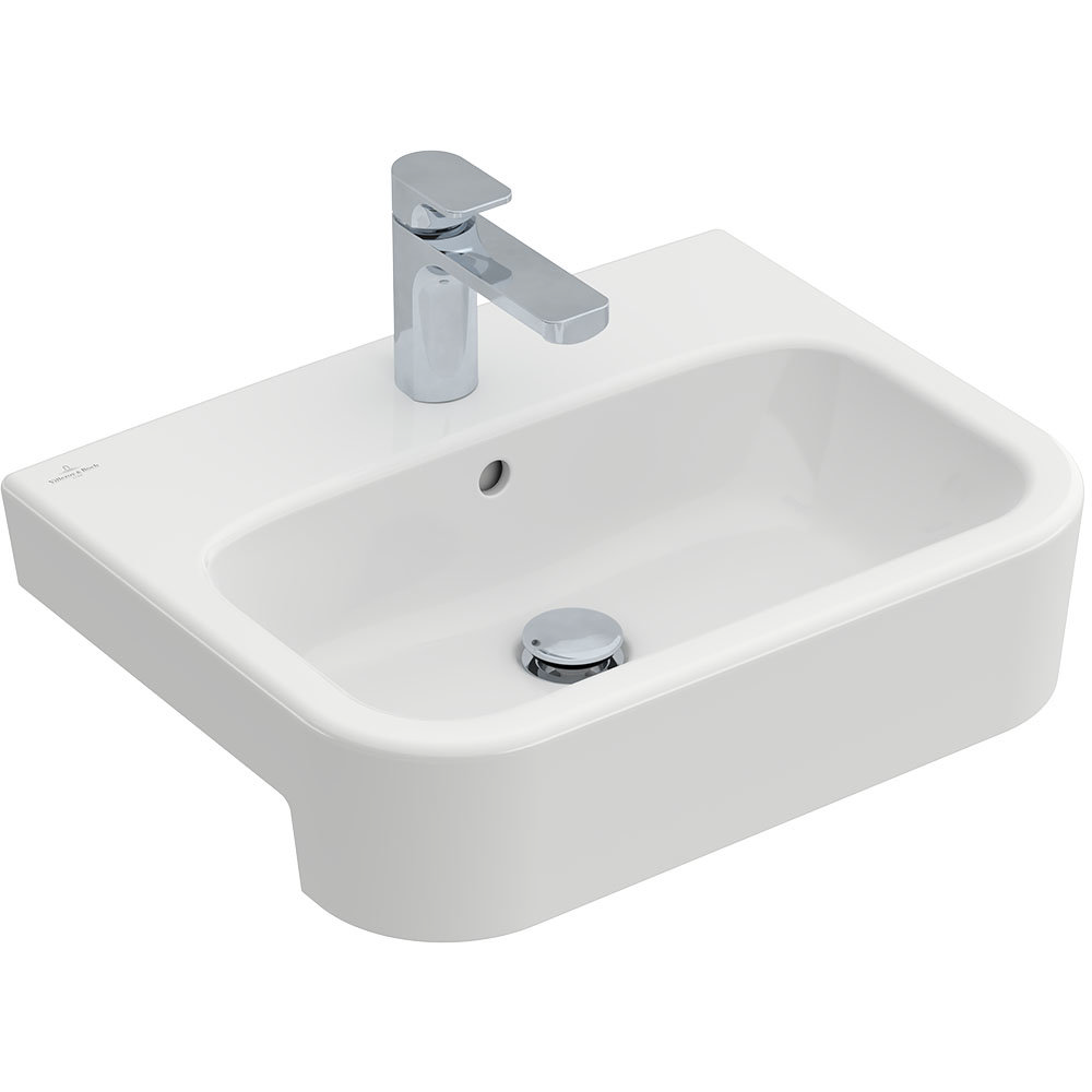 Villeroy and Boch Architectura 550 x 430mm 1TH Semi-Recessed Basin ...