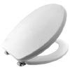 Bemis Memphis Toilet Seat with Adjustable Chrome Hinges - 4402CPT000 profile small image view 1 