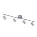 Searchlight Bubbles Chrome 4 LED Adjustable Bar Spotlight with Acrylic Bubbles Effect - 4414CC profile small image view 2 