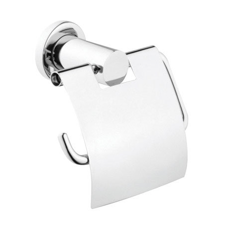 Vitra - Ilia Toilet Roll Holder with Cover - Chrome - 44390