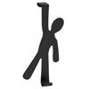 Wenko 'Boy' Stainless Steel Door Hook - Black - 4468150100 profile small image view 1 