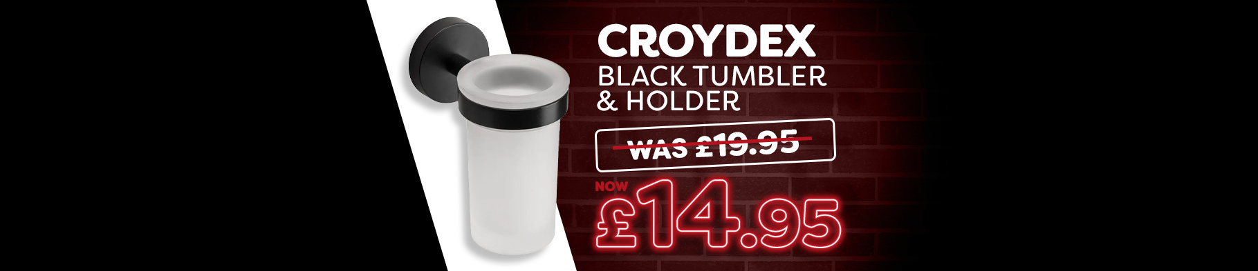 Banner 2 - Croydex Black Tumbler