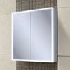HIB Qubic 60 LED Aluminium Mirror Cabinet - 46500 profile small image view 1 