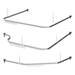 Aqualona Flexi Shower Curtain Track and Hooks - 46784 profile small image view 2 