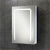 HIB Stratus 50 LED Demisting Aluminium Mirror Cabinet - 46800 profile small image view 1 