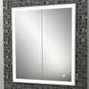 HIB Vanquish 60 Recessed LED Aluminium Mirror Cabinet - 47700