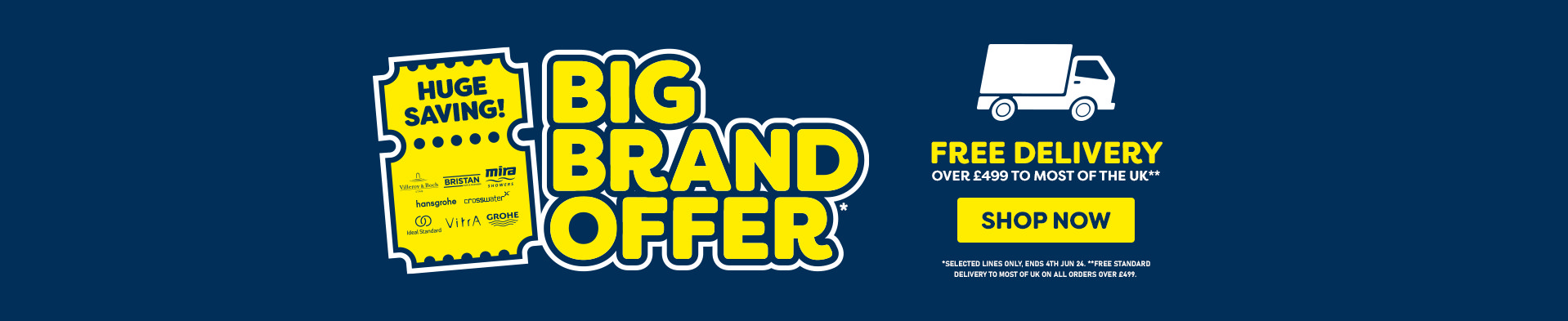 Big Brand Offer - Free Delivery