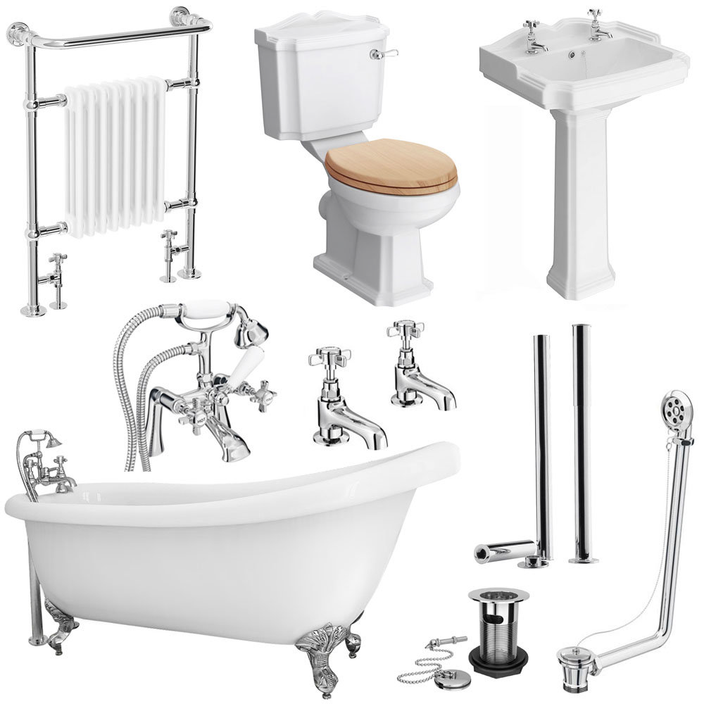 The Kensington Traditional Complete Roll Top Bathroom Package