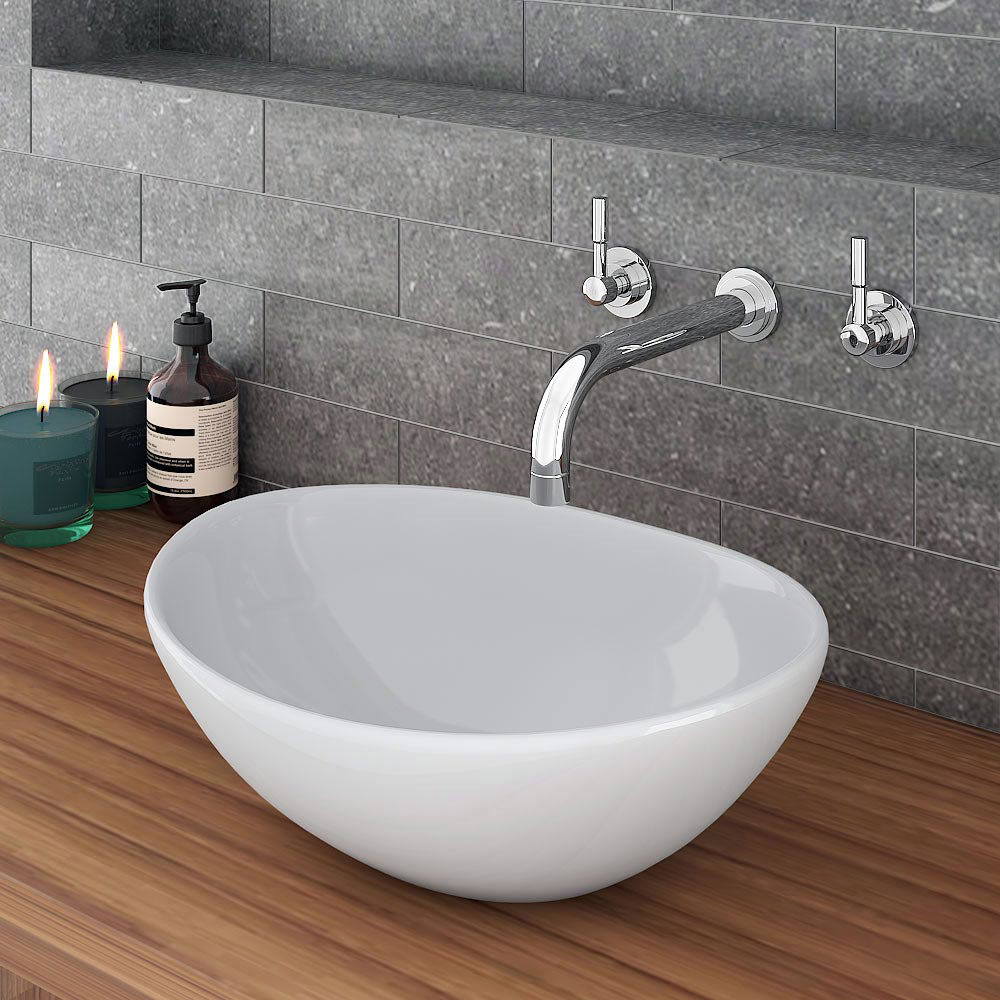 Casca Oval Counter Top Basin 0TH - 410 x 330mm
