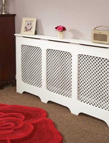 Moorish influenced radiator covering