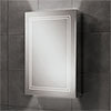 HIB Edge 50 LED Illuminated Aluminium Mirror Cabinet - 49400 profile small image view 1 