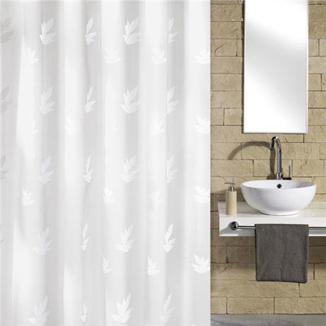 Kleine Wolke - Canton Polyester Shower Curtain - W1800 x H2000 - White