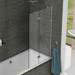 KUDOS Inspire 6mm Two Panel In-Fold Bathscreen profile small image view 3 