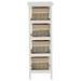 4-Drawer Rustic Storage Chest profile small image view 4 