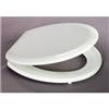 Bemis - Model 5000CP Toilet Seat with Chrome Hinges - White - 5000CP000 profile small image view 1 