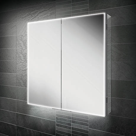 HIB Exos 80 LED Illuminated Mirror Cabinet - 53800