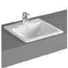 VitrA - S20 Inset Square Basin - 1 Tap Hole - 3 Size Options profile small image view 1 