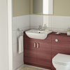 VitrA S20 45cm Short Projection Semi-Recessed Basin - 1 Tap Hole profile small image view 1 