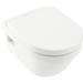 Villeroy and Boch Architectura Rimless Wall Hung Toilet + Seat profile small image view 6 