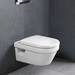 Villeroy and Boch Architectura DirectFlush Rimless Wall Hung Toilet + Soft Close Seat - 5684HR01 profile small image view 4 