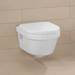 Villeroy and Boch Architectura Rimless Wall Hung Toilet + Seat profile small image view 4 