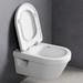 Villeroy and Boch Architectura DirectFlush Rimless Wall Hung Toilet + Soft Close Seat - 5684HR01 profile small image view 3 
