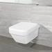 Villeroy and Boch Architectura DirectFlush Rimless Wall Hung Toilet + Soft Close Seat - 5685HR01 profile small image view 5 