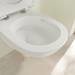 Villeroy and Boch O.novo DirectFlush Wall Hung Toilet w/ Soft Close Toilet Seat - 5688HR01 profile small image view 3 