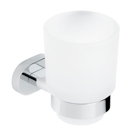 Roper Rhodes Arena Frosted Glass Toothbrush Holder - 5716.02