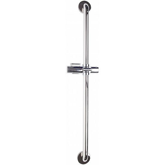 Euroshowers Grab/Slider Rail Kit Polished Steel 58320 at
