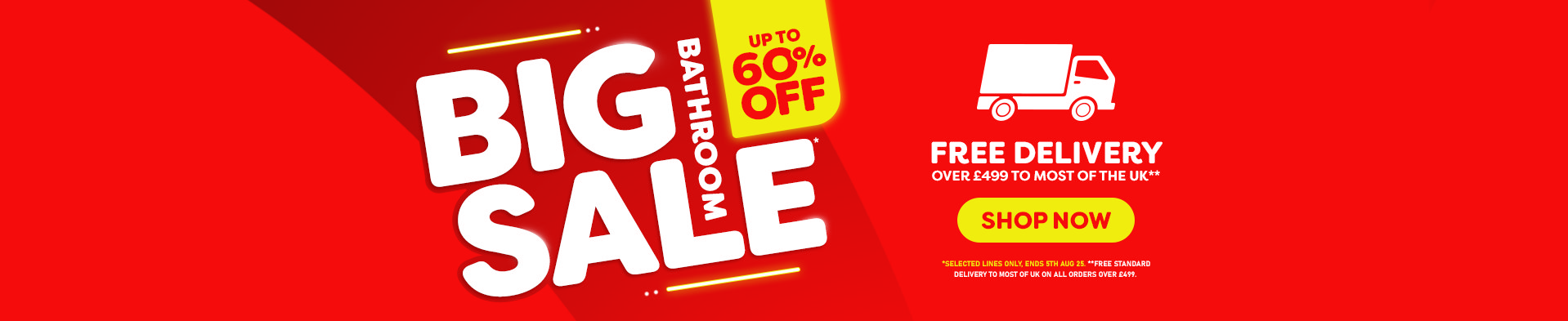 Big Bathroom Sale - Free Del