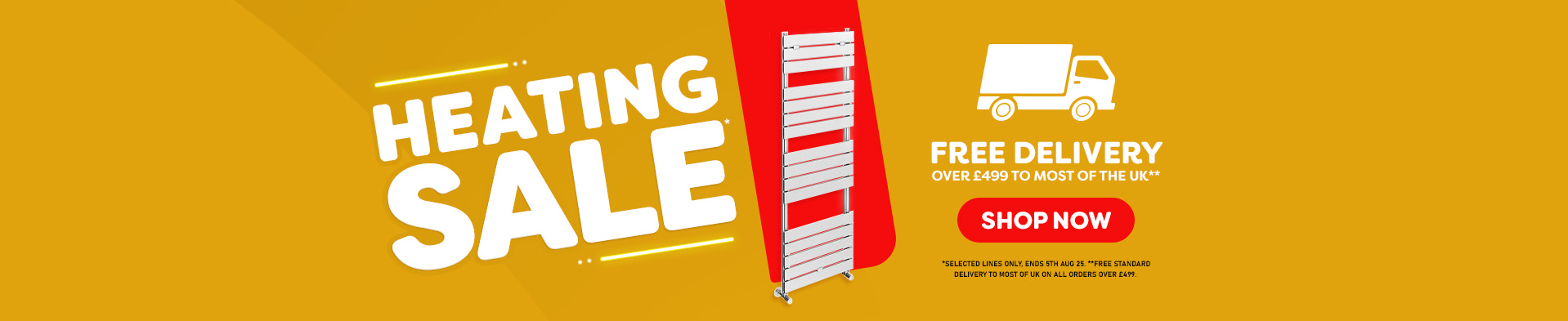 Big Heating Sale - Free Del
