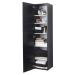 Miller - New York Tall Cabinet - Black profile small image view 2 