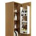 Miller - New York Tall Cabinet with Door Storage - Oak profile small image view 5 