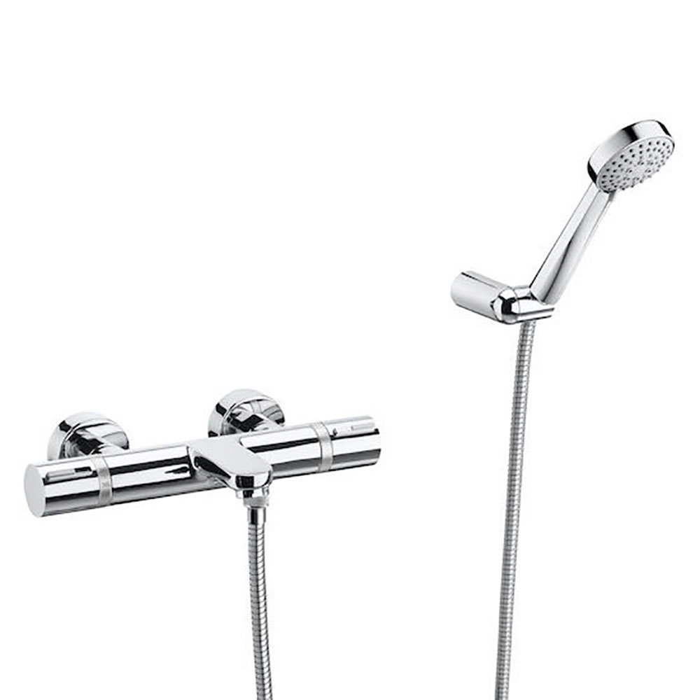 Roca T1000 Wall Mounted Thermostatic Bath Shower Mixer + Kit