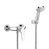 Roca Victoria V2 Chrome Wall Mounted Shower Mixer & Handset - 5A2025C02 profile small image view 1 