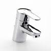 Roca Victoria V2 Chrome Basin Mixer Tap with Pop-up Waste - 5A3025C00 profile small image view 1 